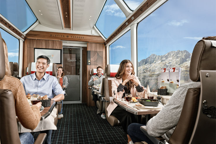 First Class on the Glacier Express